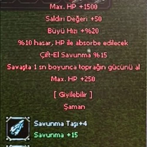 Kavansit Kıyafet +9